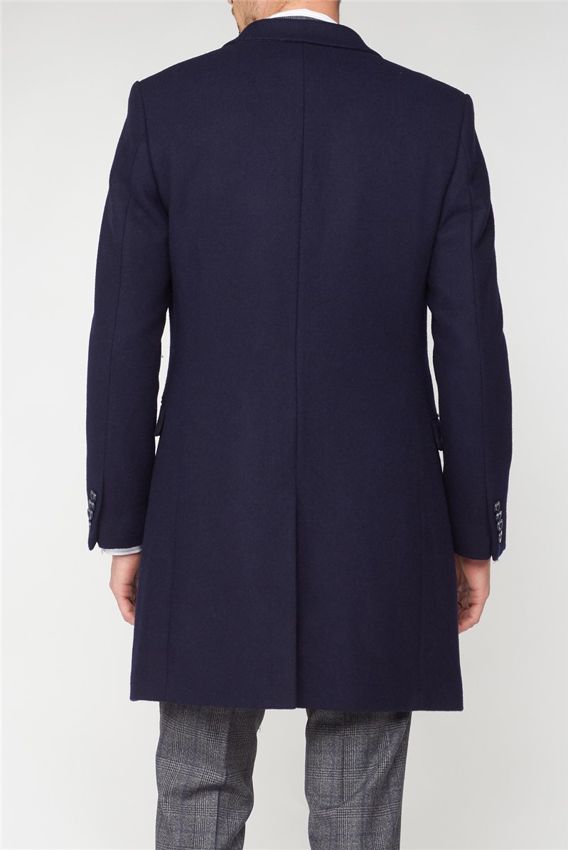  Navy Overcoat