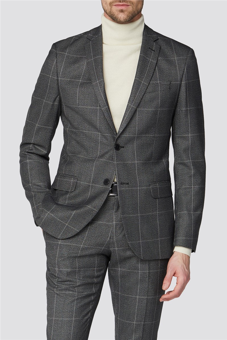 check two piece suit