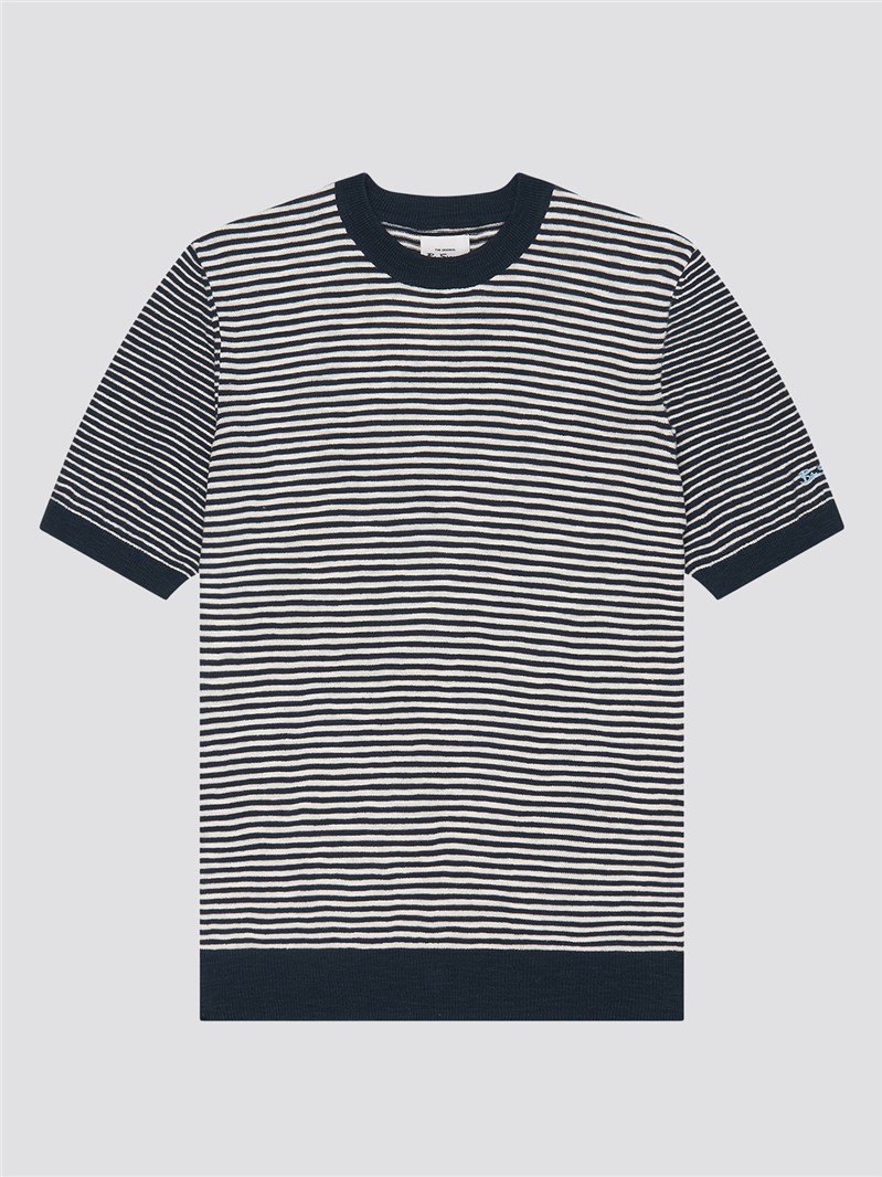  Stripe Knitted T-Shirt