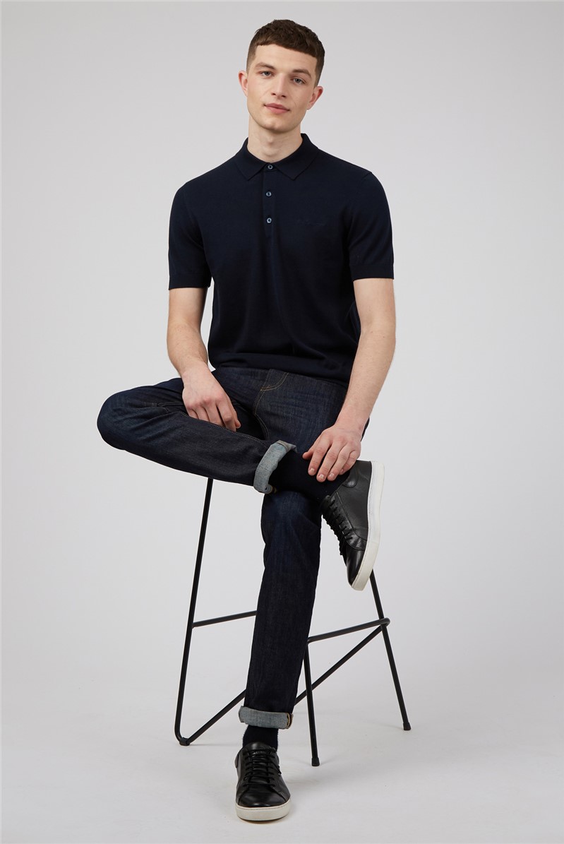  Regular Fit Signature Knitted Polo Shirt