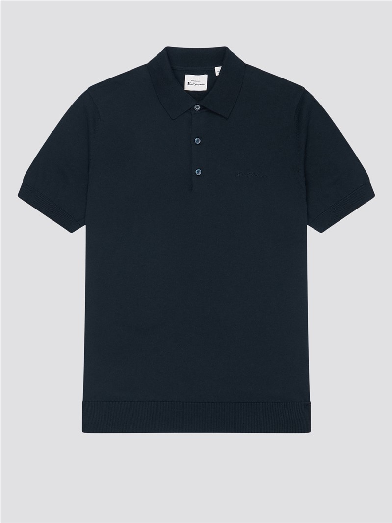  Regular Fit Signature Knitted Polo Shirt