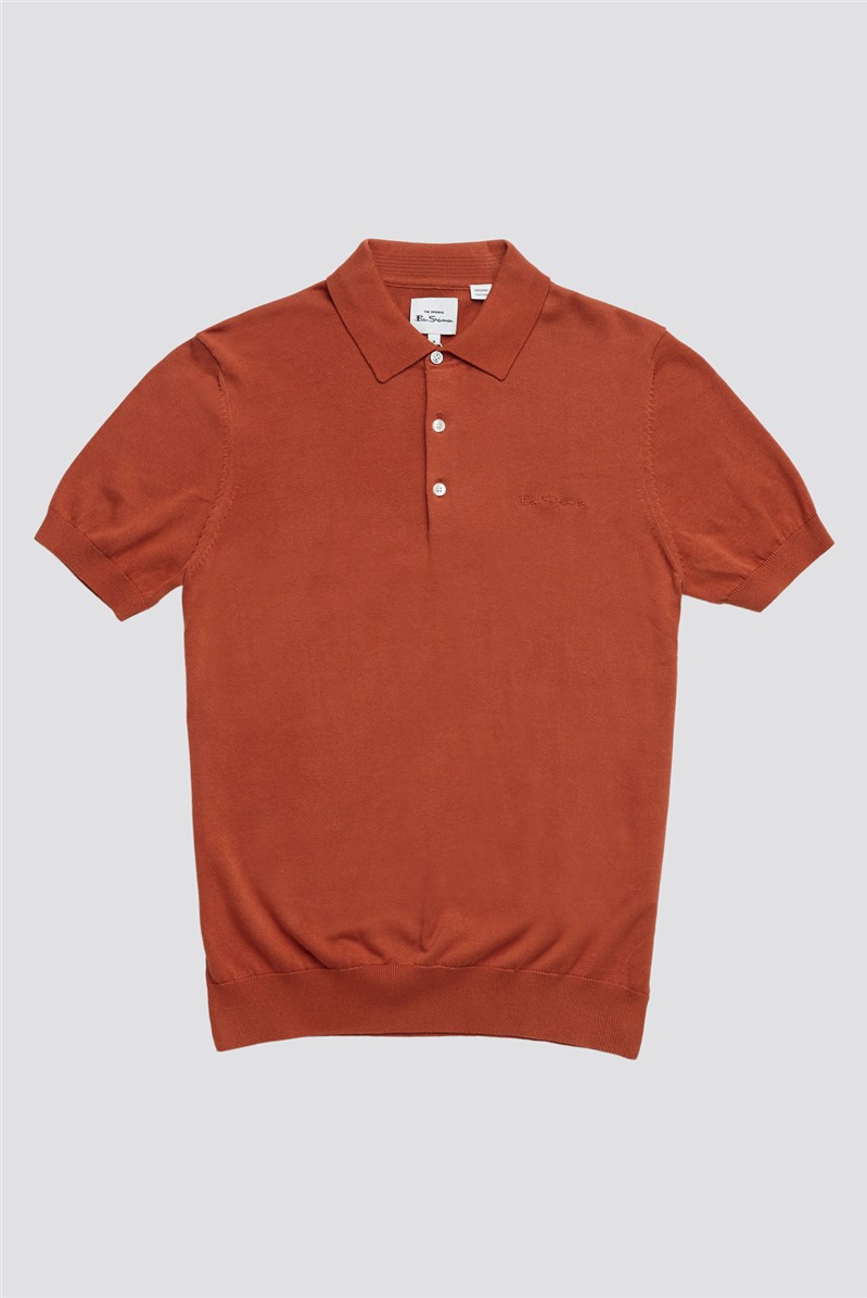  Regular Fit Signature Knitted Polo Shirt