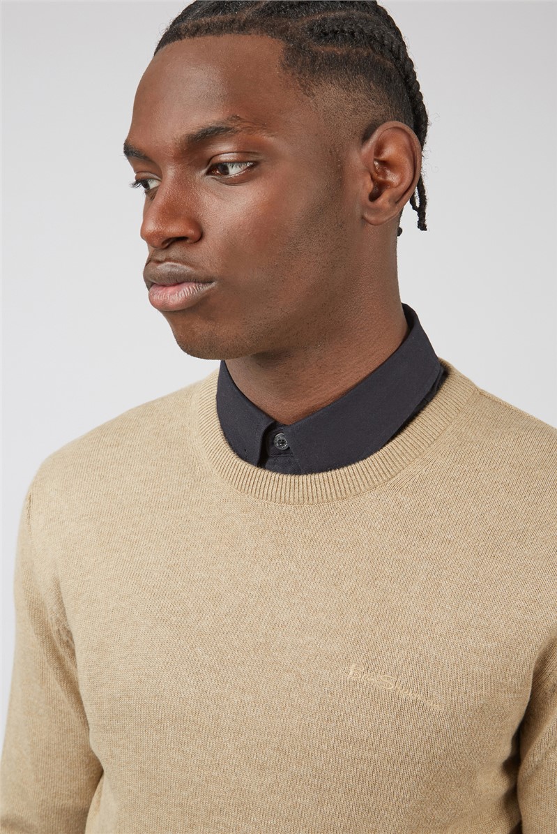  Signature Knitted Crew Neck Jumper