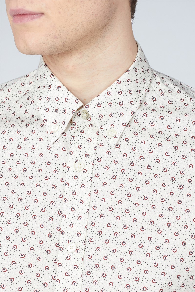 Ben Sherman | Men's Target Spot Print Shirt | Suit Direct