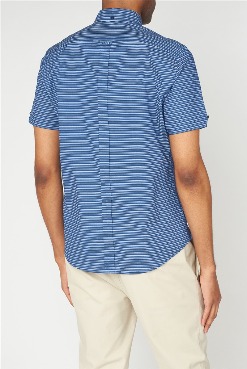   Printed Dash Stripe Shirt