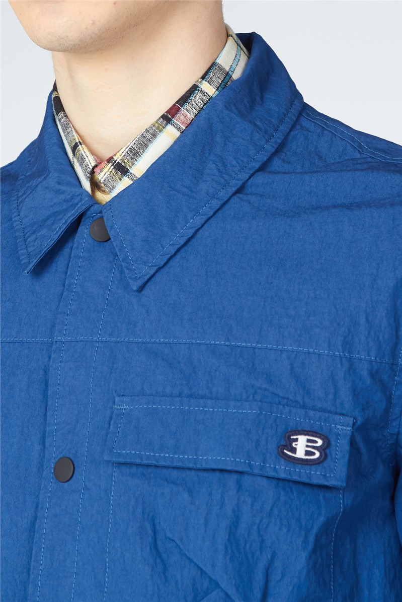 Ben Sherman Men's Blue Utility Jacket Suit Direct