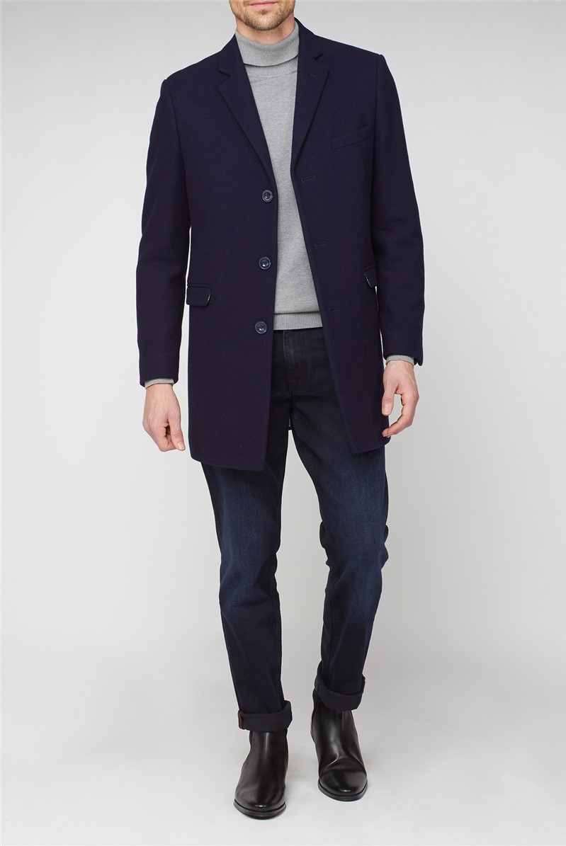 ben sherman 3 button overcoat