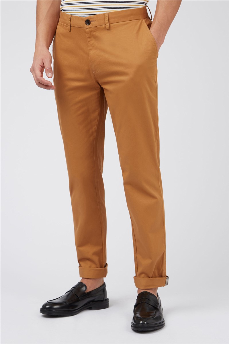  Tan Slim Stretch Chino