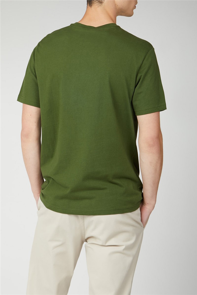 Ben Sherman Camo Green Mod Target Tee SuitDirect.co.uk