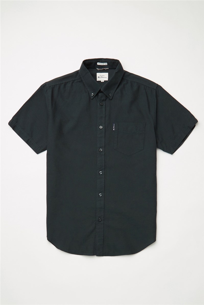  Dark Green Organic Cotton Oxford Shirt