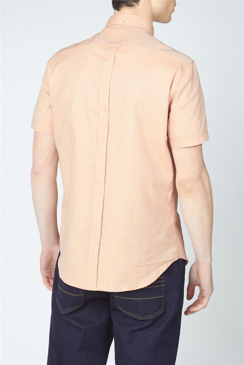  Organic Cotton Short Sleeve Oxford Shirt