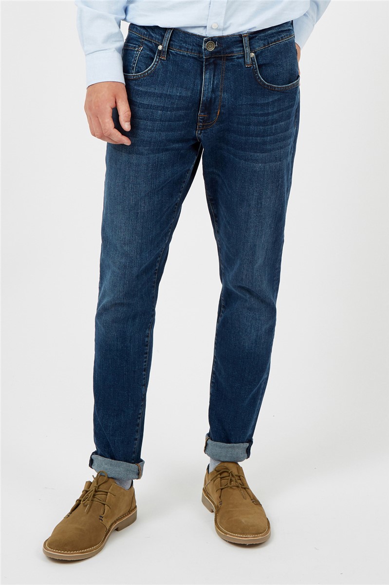  Straight Stonewash Jeans