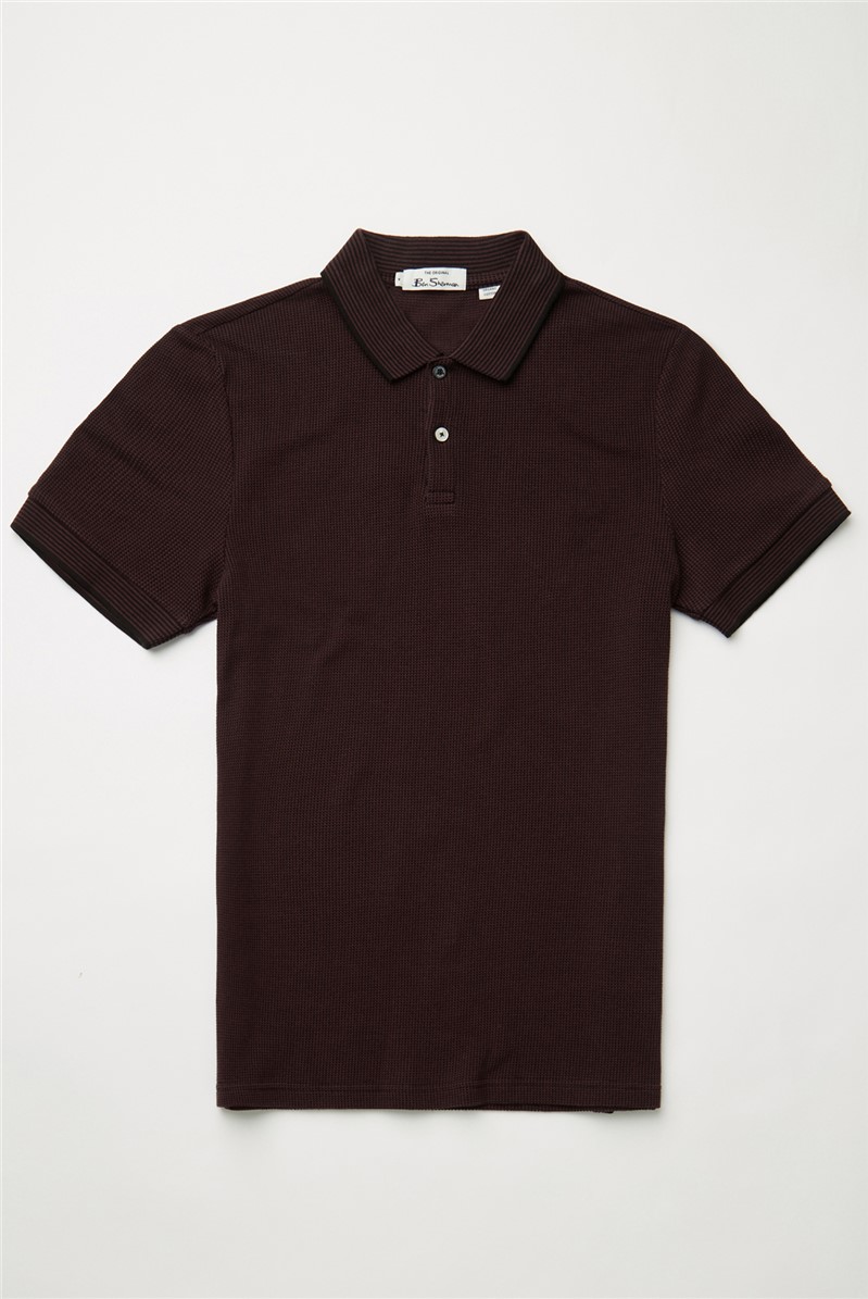  Black Jacquard Polo