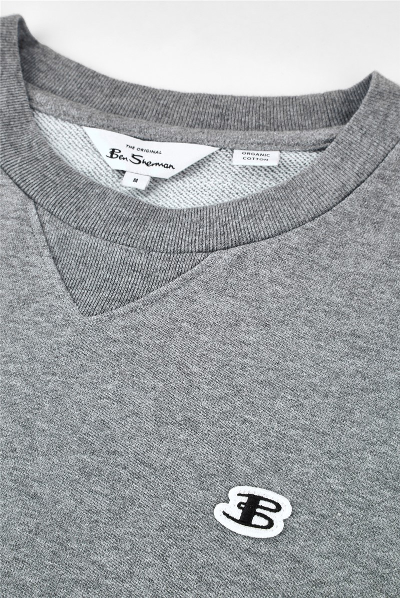 'B' Logo Regular Fit Crew Neck Sweatshirt