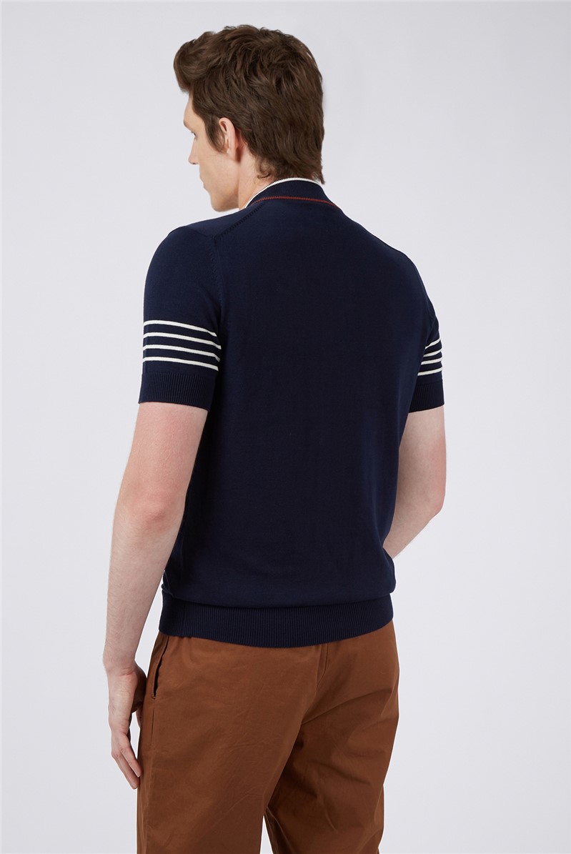  Zip Neck Polo Shirt