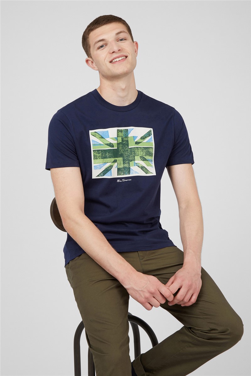  Marine Painted Union Jack T-Shirt