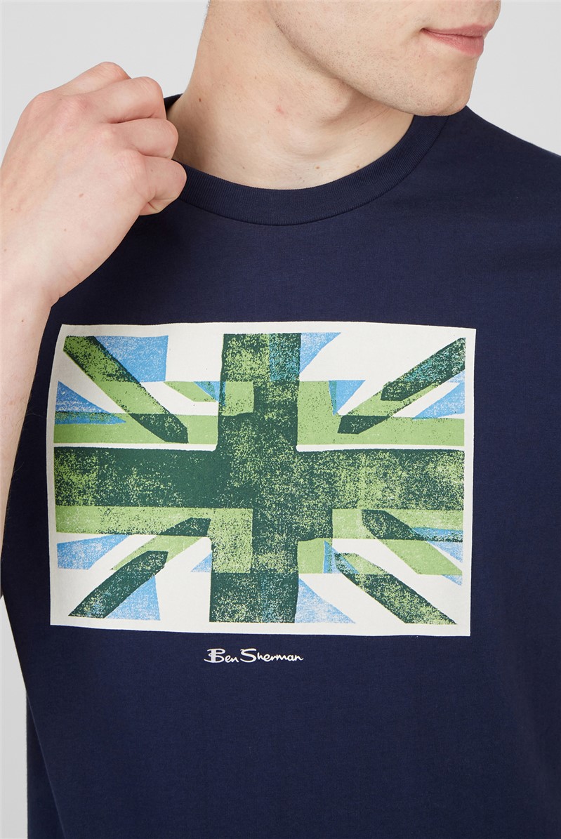  Marine Painted Union Jack T-Shirt