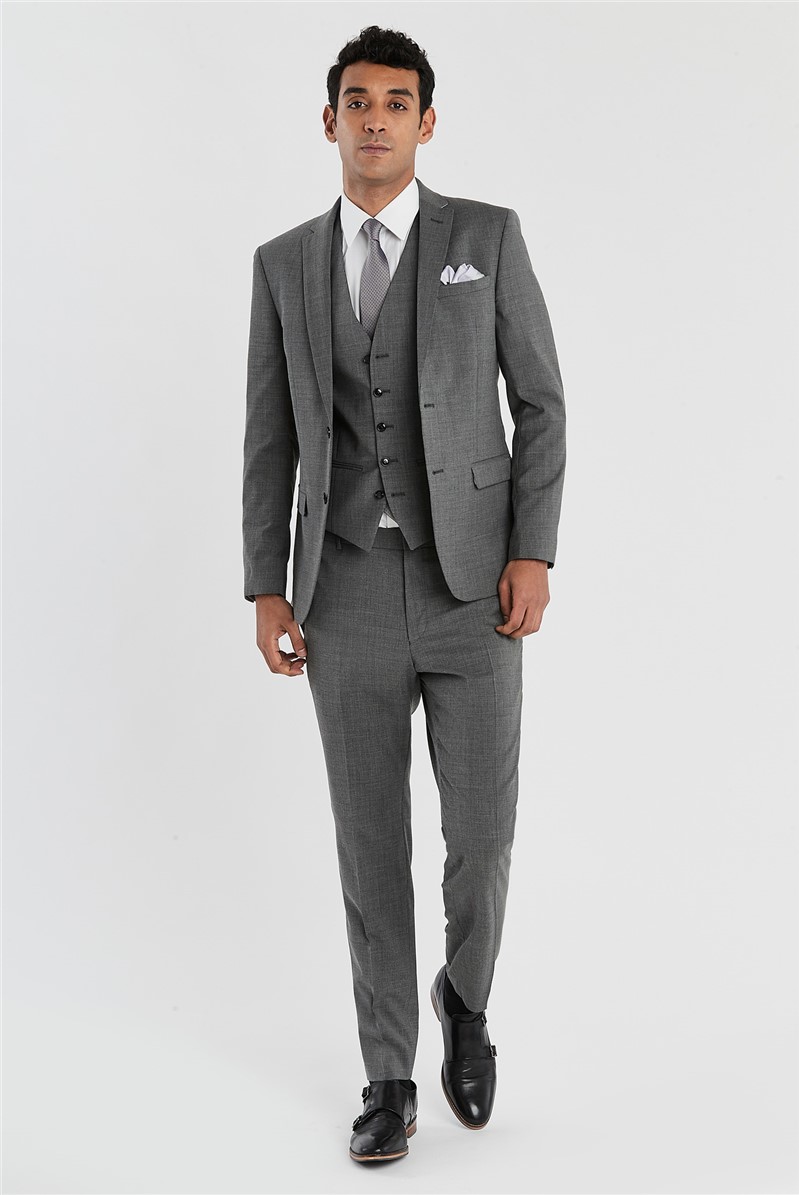 Ted Baker Grey Slim Fit Stretch Suit Trousers Suit Direct
