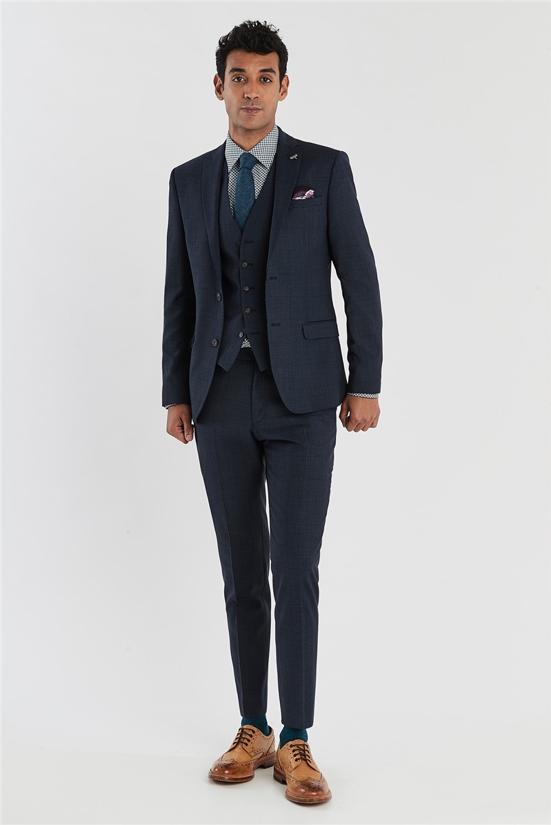 ted baker dark blue suit