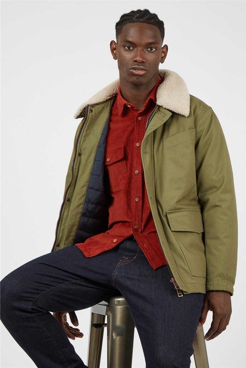  Hemp Green Workers Coat