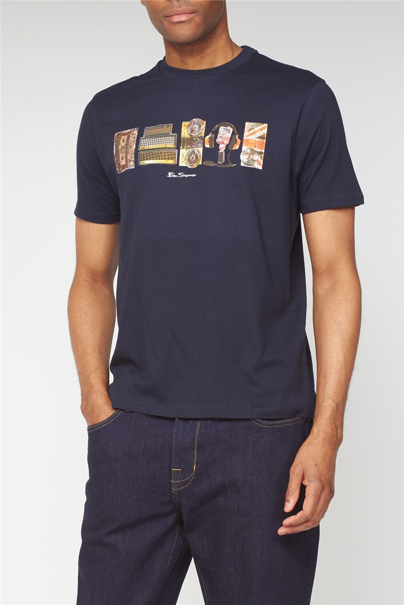  Navy Brand Fils Tee