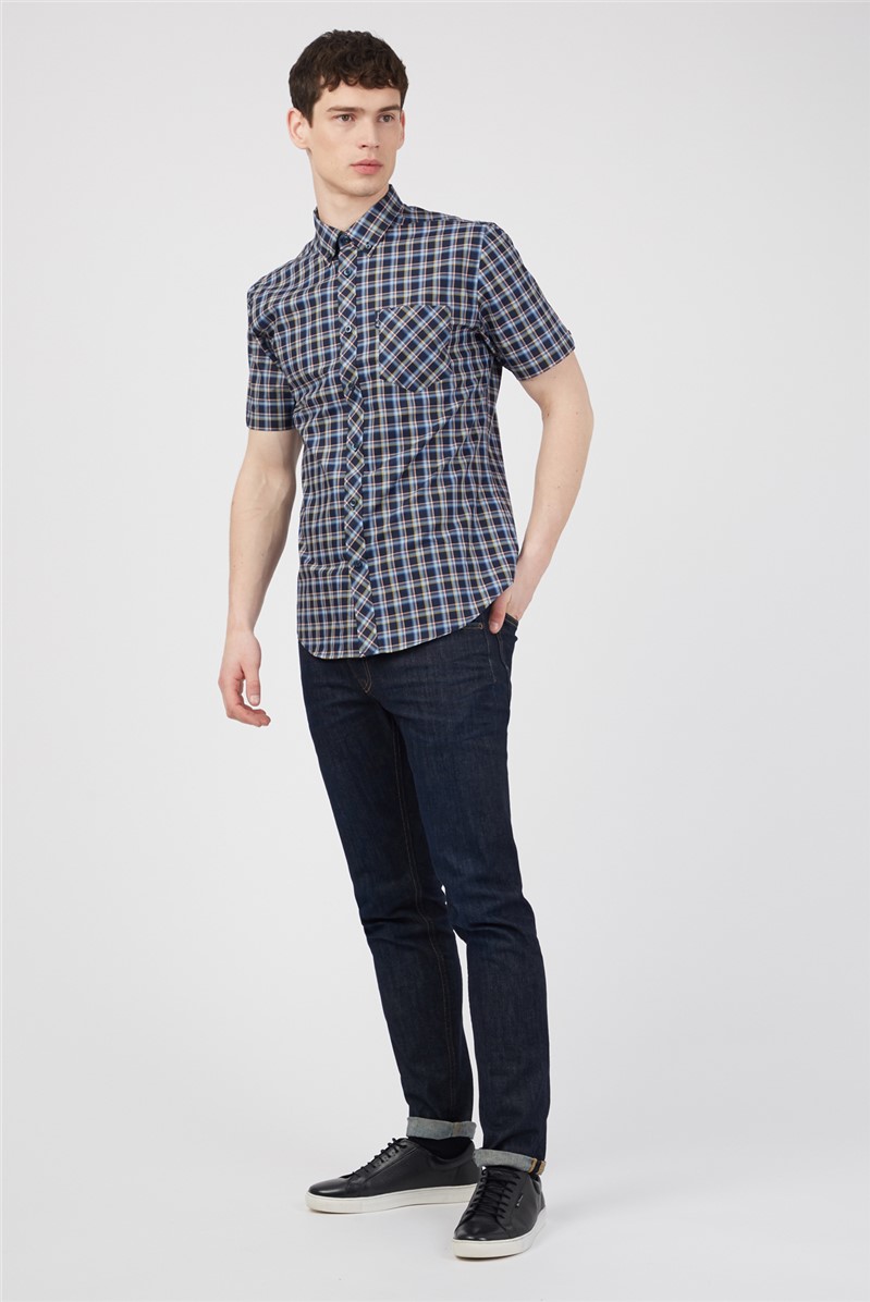  Regular Fit Short Sleeve Check Shirt