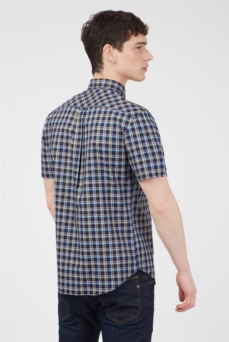  Regular Fit Short Sleeve Check Shirt