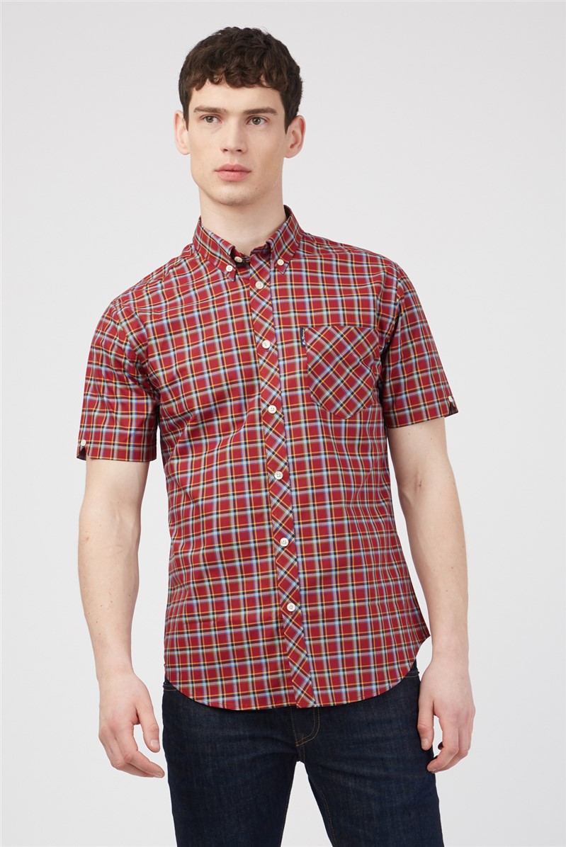 Ben Sherman Regular Fit Short Sleeve Check Shirt