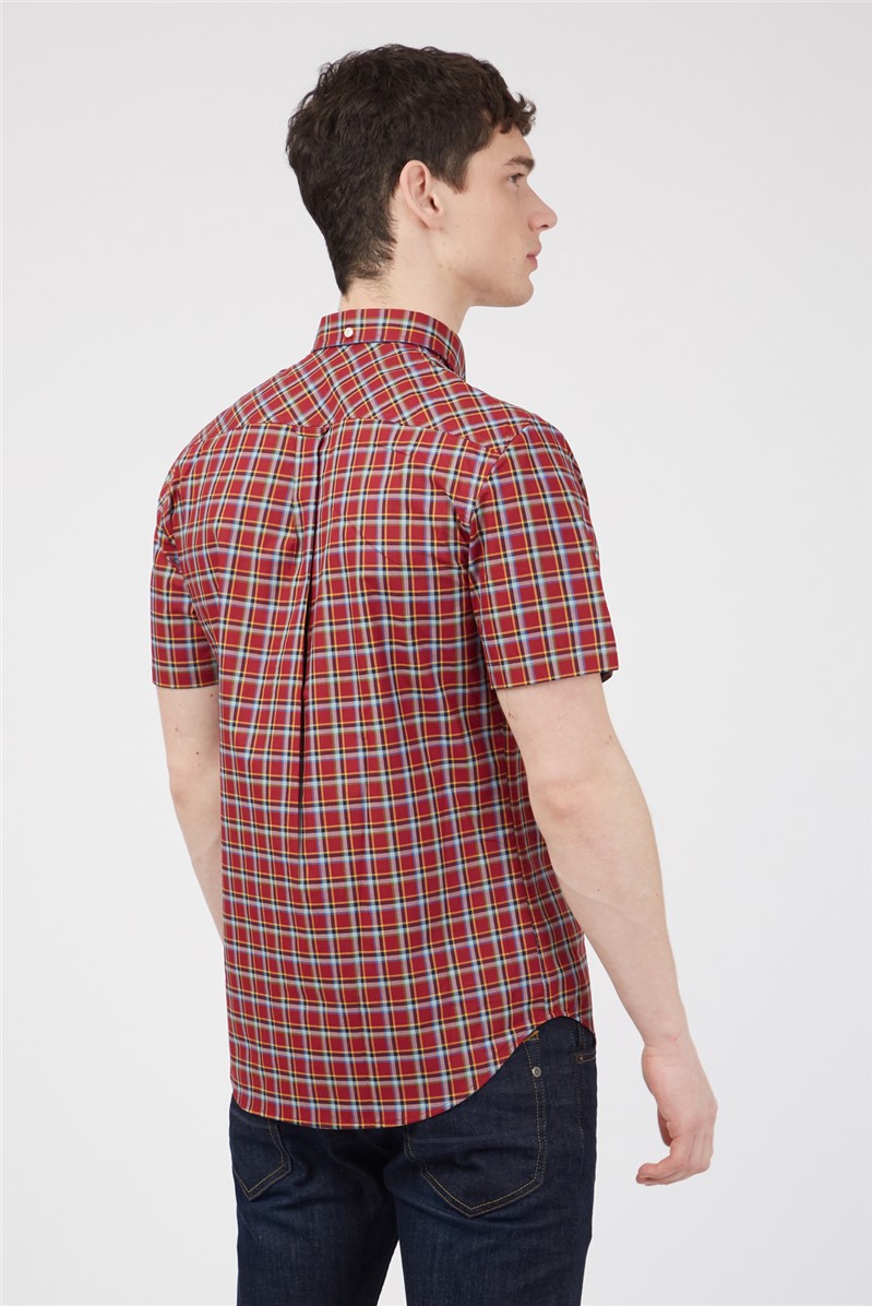  Regular Fit Short Sleeve Check Shirt