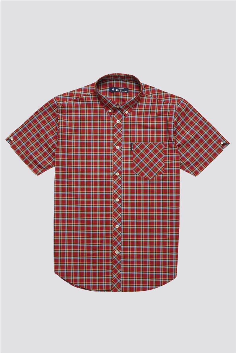 Ben Sherman Regular Fit Short Sleeve Check Shirt