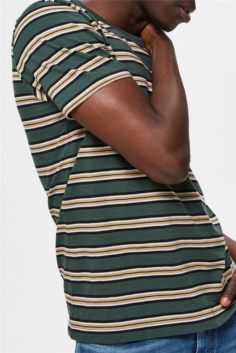  Striped T-Shirt in Green