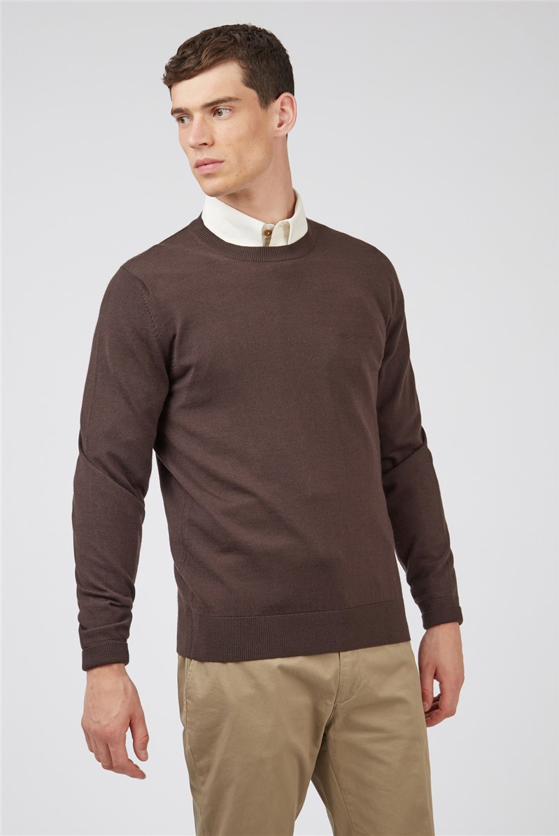 Ben Sherman Signature Merino Crew Neck Jumper