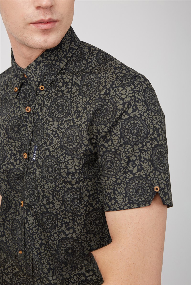  Regular Fit Floral Print Shirt