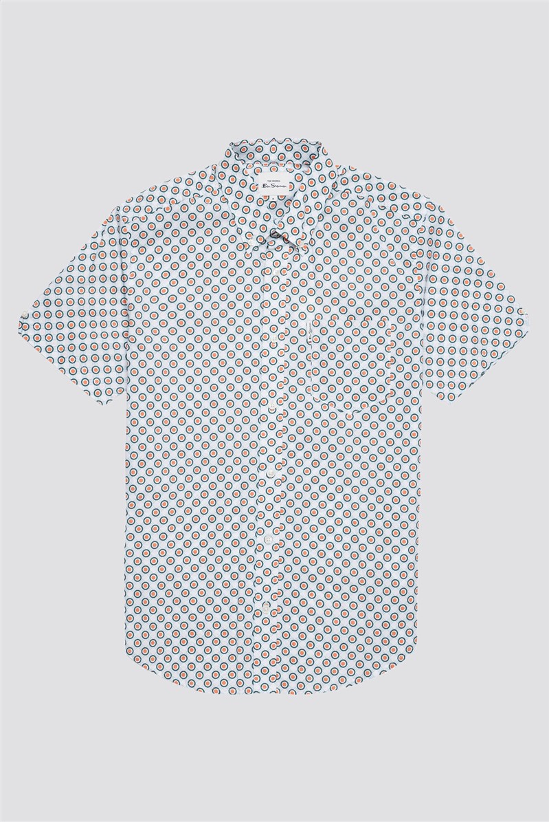  Regular Fit Target Spot Print Shirt