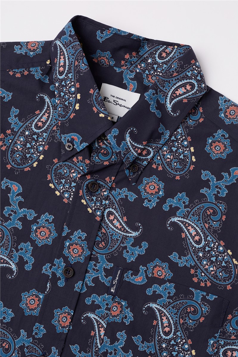 Ben Sherman Large Paisley Print Shirt