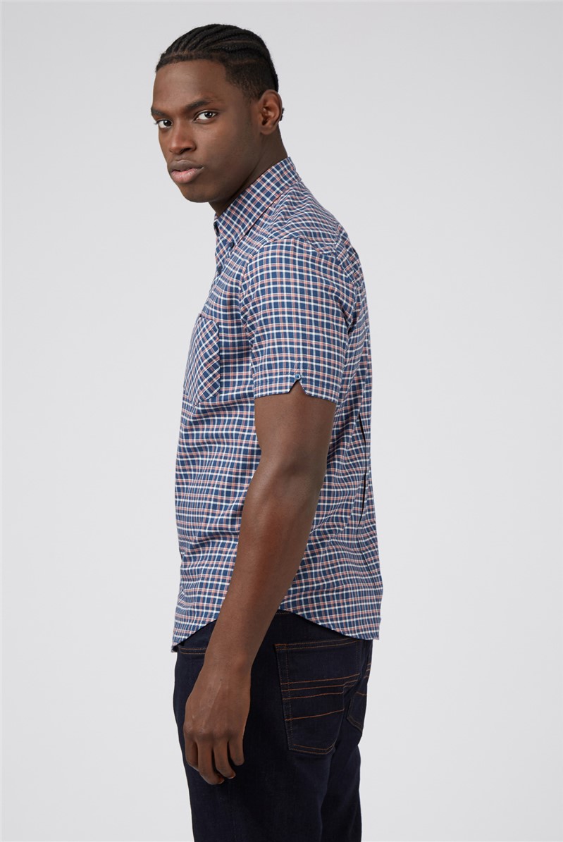  Regular Fit Oxford Overcheck Shirt