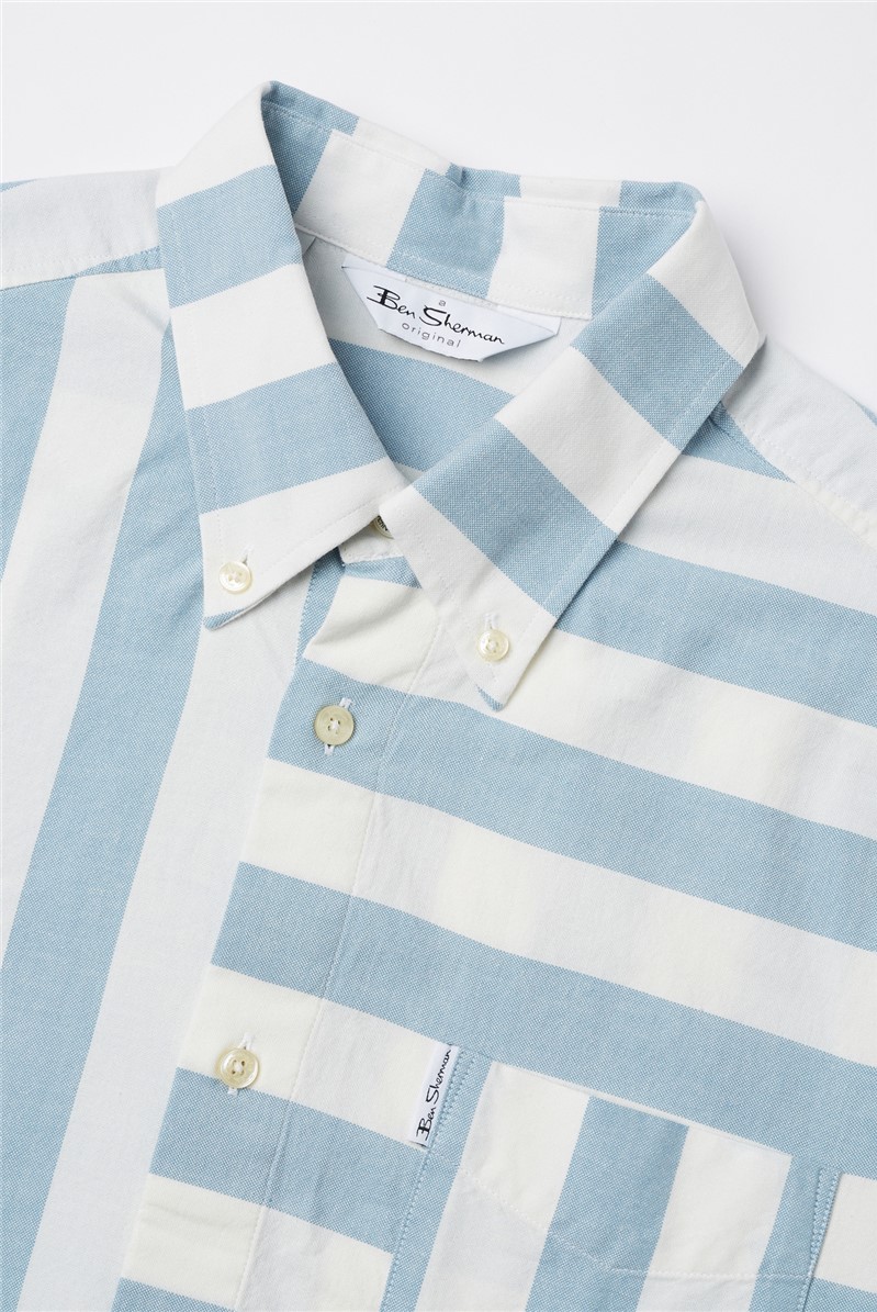 Ben Sherman Archive Patchwork Candy Stripe Shirt