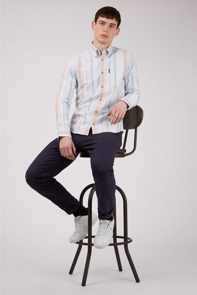  Regular Fit Oxford Stripe Shirt