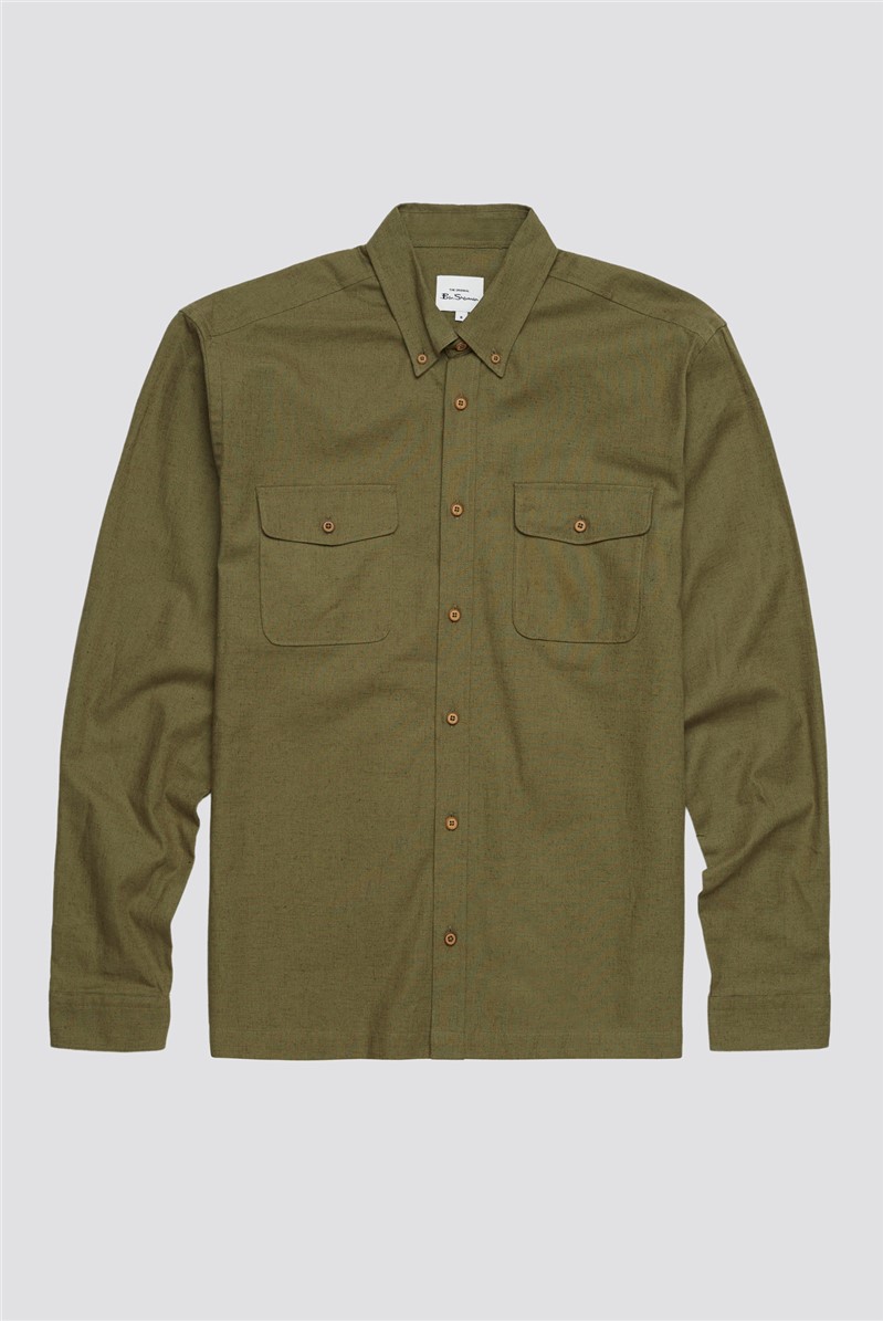   Cotton Linen Overshirt