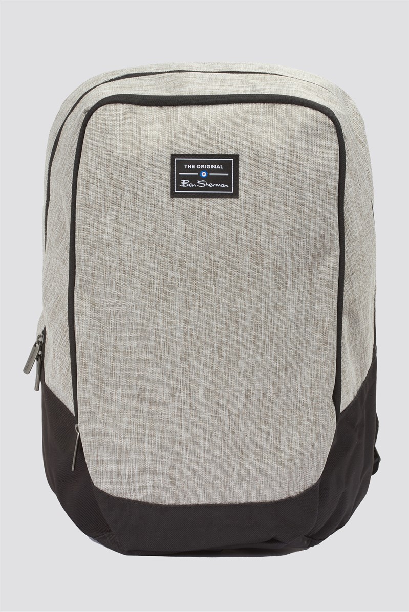  Grey Branded Backpack