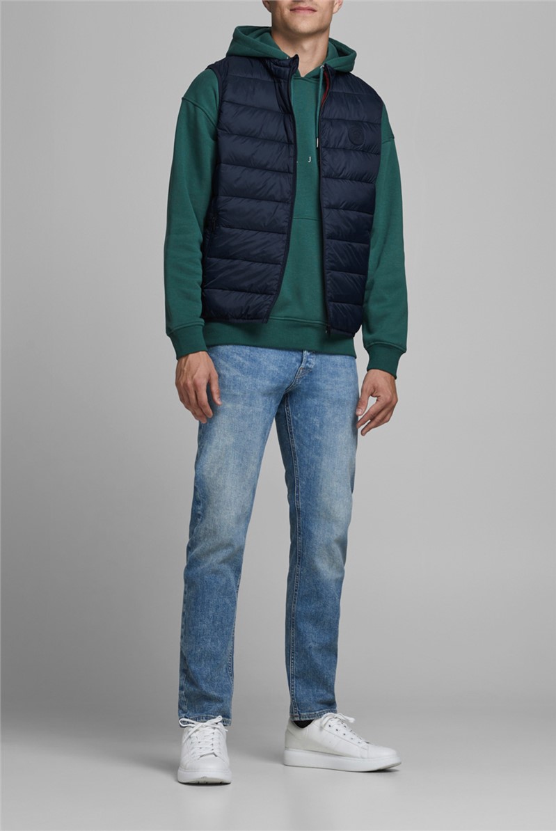 JACK & JONES Navy Puffer Gilet