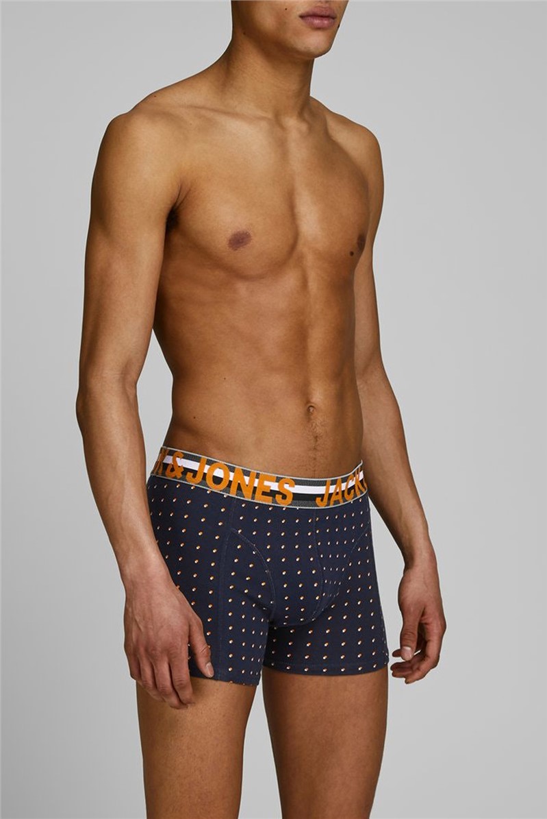 Jack & Jones 3 Pack of Pattern Boxer Shorts SuitDirect.co.uk
