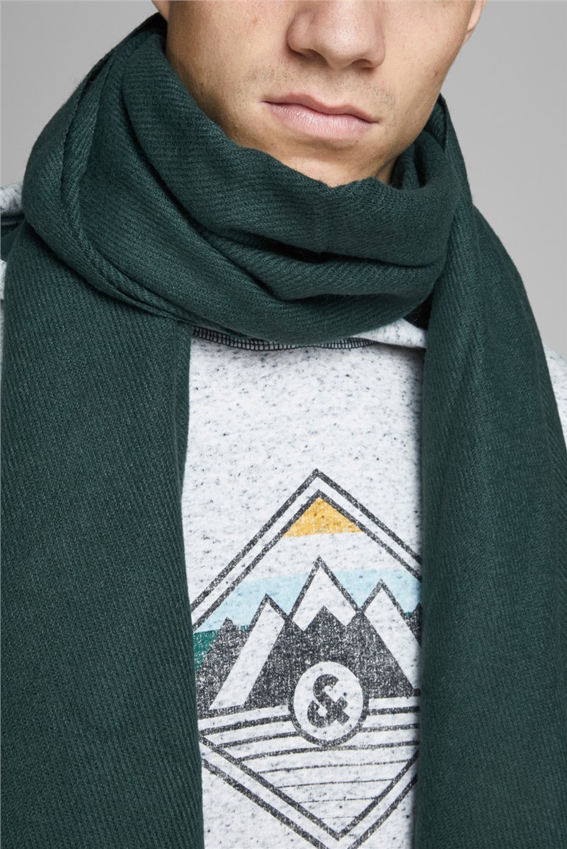 JACK & JONES Green Woven Scarf