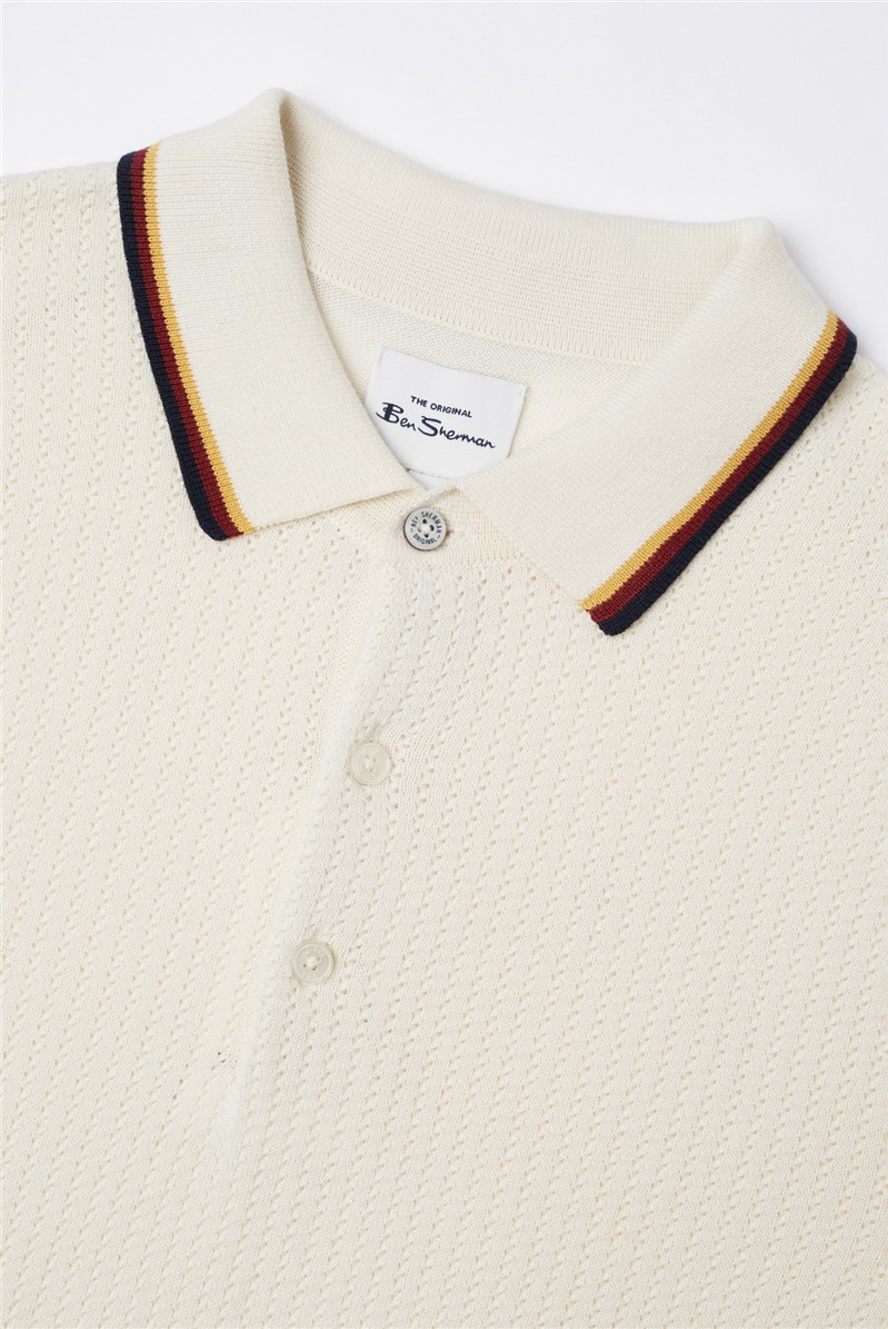  Textured Polo Shirt