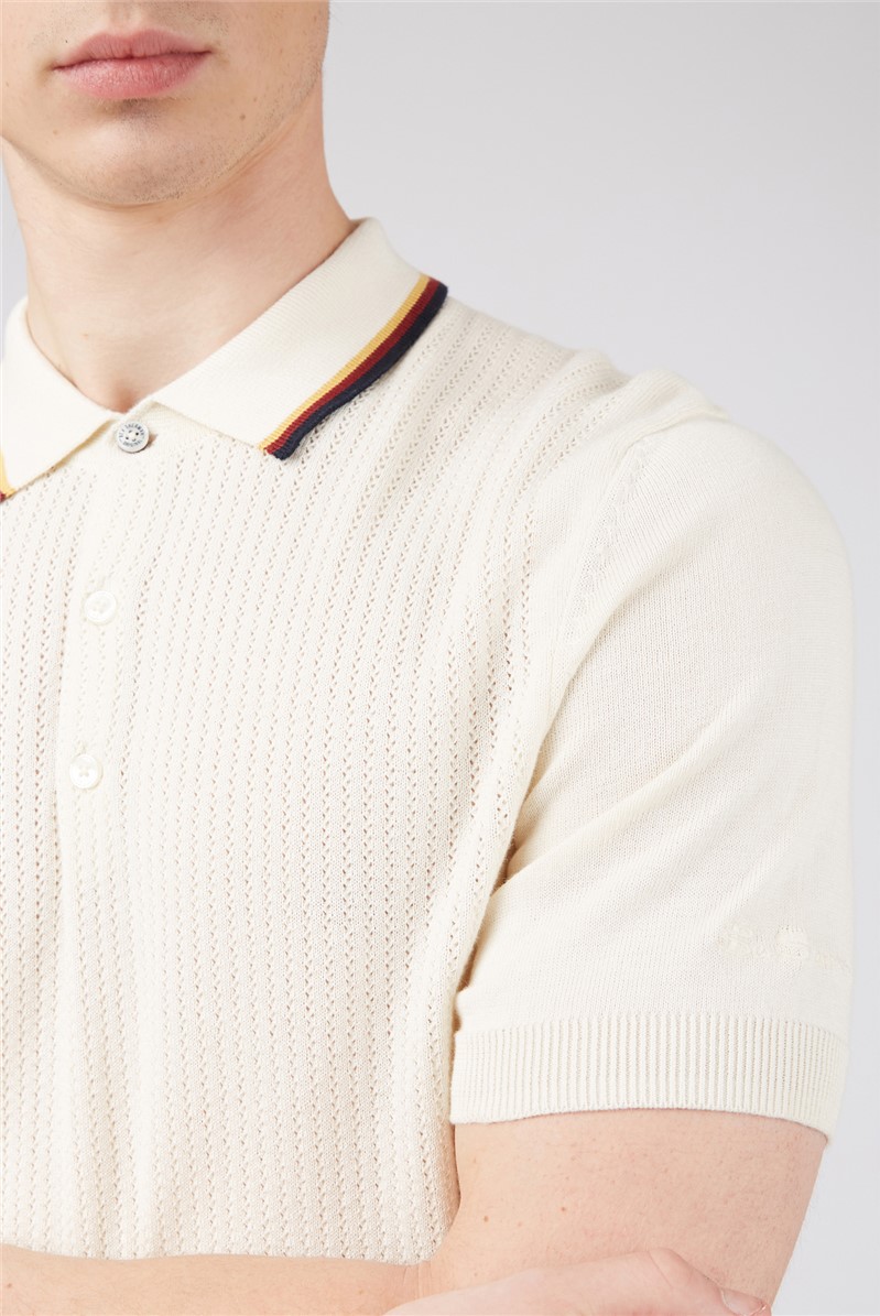  Textured Polo Shirt