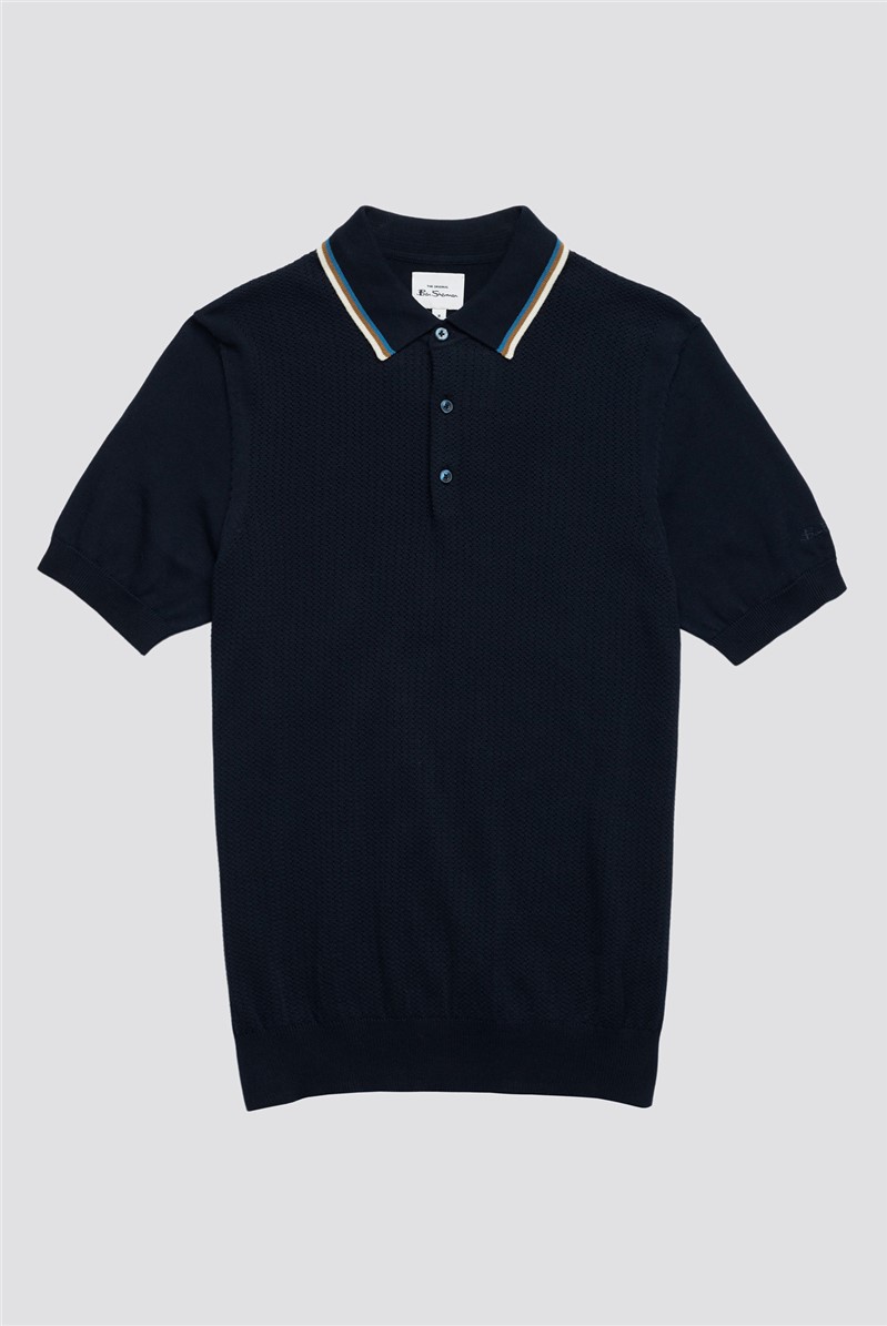  Textured Polo Shirt