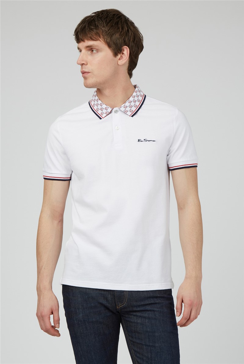 Ben Sherman Collar Interest Polo Shirt