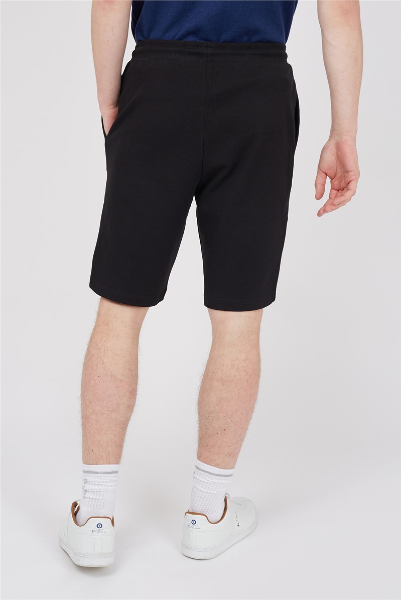 Ben Sherman Men's Black Casual Jersey Shorts Suit Direct