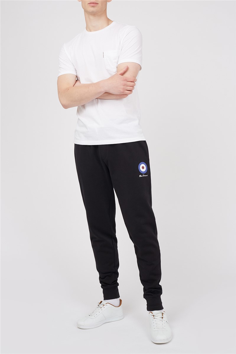  Black Target Logo Joggers