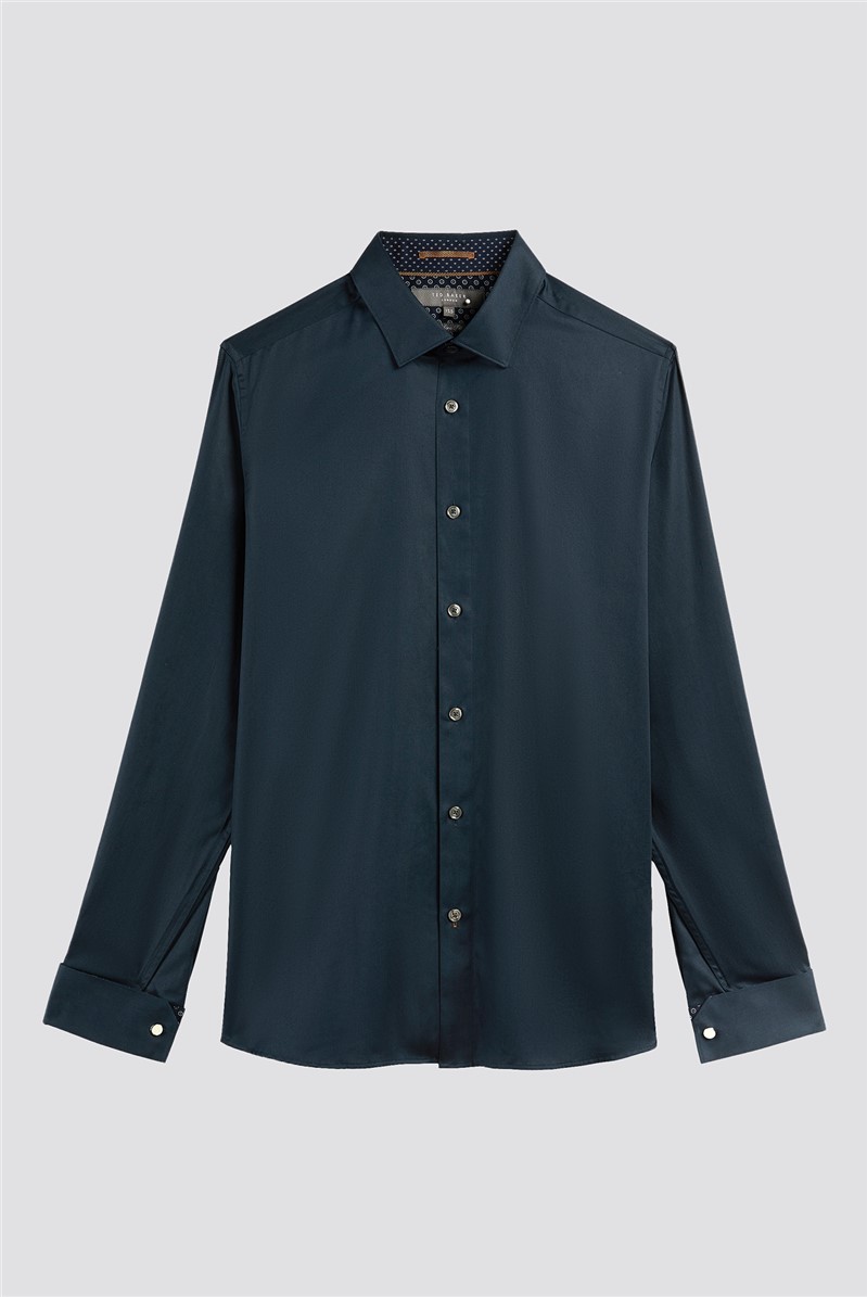  Slim Fit Navy Shirt